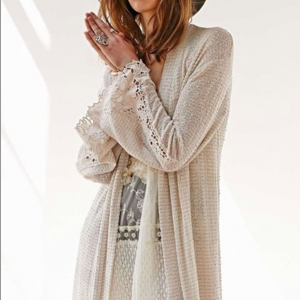 Urban Outfitters/Ecote Long Boho Cardigan Medium